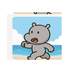 海のカバ@SFW（個別スタンプ：13）