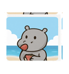 海のカバ@SFW（個別スタンプ：15）