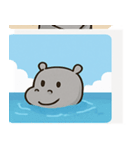 海のカバ@SFW（個別スタンプ：16）