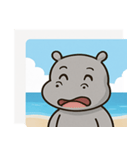 海のカバ@SFW（個別スタンプ：17）