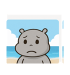 海のカバ@SFW（個別スタンプ：19）