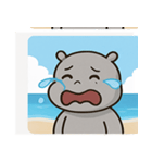 海のカバ@SFW（個別スタンプ：21）