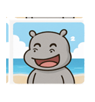 海のカバ@SFW（個別スタンプ：22）