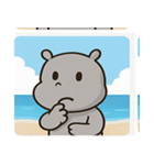 海のカバ@SFW（個別スタンプ：23）