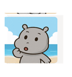 海のカバ@SFW（個別スタンプ：24）