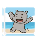 海のカバ@SFW（個別スタンプ：26）