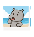 海のカバ@SFW（個別スタンプ：31）