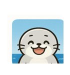 海のアシカ3@SFW（個別スタンプ：1）