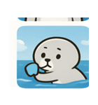 海のアシカ3@SFW（個別スタンプ：5）