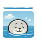 海のアシカ3@SFW（個別スタンプ：8）