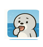 海のアシカ3@SFW（個別スタンプ：9）