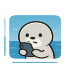 海のアシカ3@SFW（個別スタンプ：10）