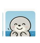 海のアシカ3@SFW（個別スタンプ：18）