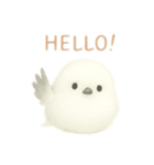ふわふわまるまるシマエナガ（個別スタンプ：1）