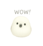 ふわふわまるまるシマエナガ（個別スタンプ：5）