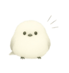 ふわふわまるまるシマエナガ（個別スタンプ：11）