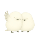 ふわふわまるまるシマエナガ（個別スタンプ：16）
