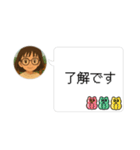 先輩へのスタンプ♡（ビジネス風）（個別スタンプ：5）