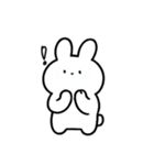 ゆるいうさぎのようななにか（個別スタンプ：12）