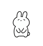 ゆるいうさぎのようななにか（個別スタンプ：13）