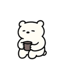 ゆるいくまのようななにか（個別スタンプ：1）