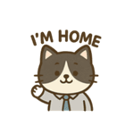 Hatch the Working Cat（個別スタンプ：1）
