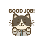Hatch the Working Cat（個別スタンプ：6）