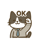 Hatch the Working Cat（個別スタンプ：7）