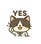 Hatch the Working Cat（個別スタンプ：8）