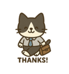 Hatch the Working Cat（個別スタンプ：10）