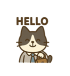 Hatch the Working Cat（個別スタンプ：13）