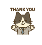 Hatch the Working Cat（個別スタンプ：14）