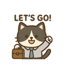 Hatch the Working Cat（個別スタンプ：18）