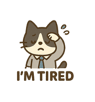 Hatch the Working Cat（個別スタンプ：19）