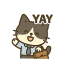 Hatch the Working Cat（個別スタンプ：21）