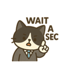 Hatch the Working Cat（個別スタンプ：34）