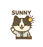 Hatch the Working Cat（個別スタンプ：37）