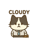 Hatch the Working Cat（個別スタンプ：38）