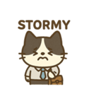 Hatch the Working Cat（個別スタンプ：40）
