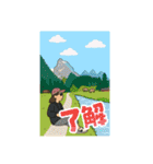 毎日使える2025ヨーロッパ旅の思い出（個別スタンプ：22）