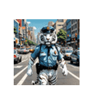 ホワイトタイガーの職業12（個別スタンプ：2）