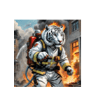 ホワイトタイガーの職業12（個別スタンプ：3）