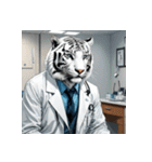 ホワイトタイガーの職業12（個別スタンプ：4）