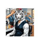 ホワイトタイガーの職業12（個別スタンプ：6）