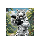 ホワイトタイガーの職業12（個別スタンプ：9）