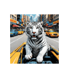 ホワイトタイガーの職業12（個別スタンプ：11）