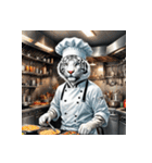 ホワイトタイガーの職業12（個別スタンプ：15）