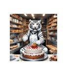 ホワイトタイガーの職業12（個別スタンプ：16）