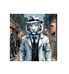 ホワイトタイガーの職業12（個別スタンプ：20）