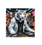 ホワイトタイガーの職業12（個別スタンプ：23）